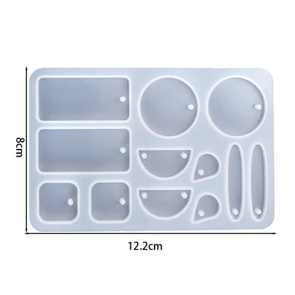 Silicone Mold, Earring Pendant Silicone Mold Set, Resin Mold for Jewelry Making, Epoxy Resin Molds, DIY Charms and Pendants