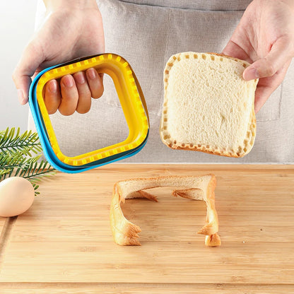 Sandwich cutting and sealing machine, biscuit plastic cutting machine, household kitchen tools, baking molds, creative cuttin
