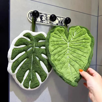 Creative Hand Towel Handkerchief Kitchen Towels Super Absorbent Towel Hanging Cleaning Cloth Bathroom Kitchen Accessories 손수건