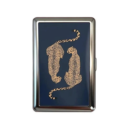 Vintage-Style Vintage Card Case Metal Material Easy Snap Metal Case Versatile Design Multi-function Card Holder - I