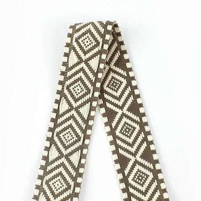 5/10M Meetee 38mm Jacquard Webbing Cotton Ribbon for Bag Shoulder Straps Clothing Braid Belt DIY Luggage Sewing Accessories