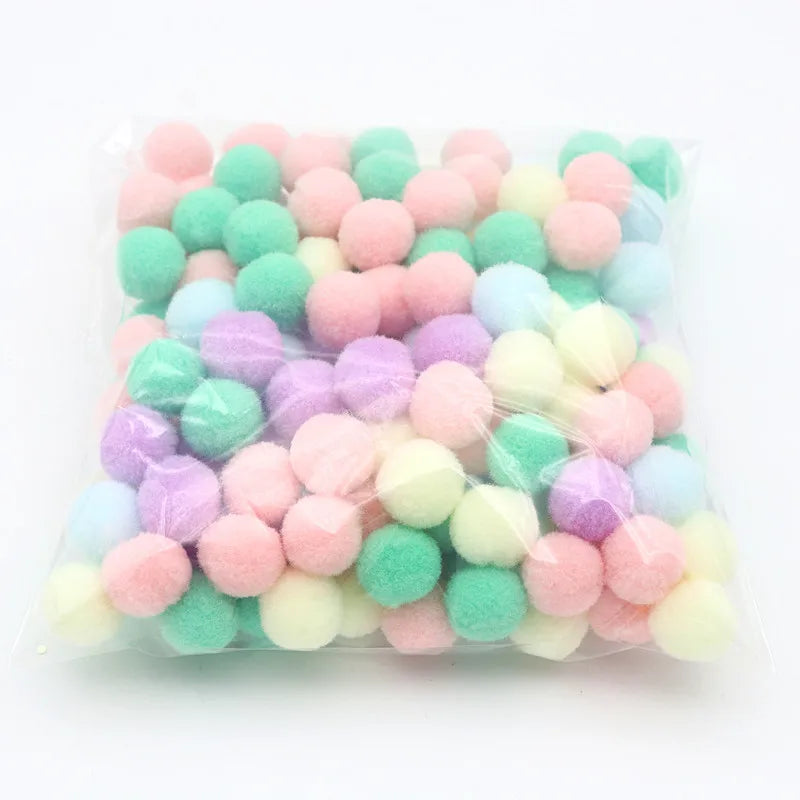 15g Fluffy Soft Pompom 8 Mm 10 Mm 15 Mm 20 Mm 25 Mm 30 Mm Plush Pompom DIY Home Decoration Crafts Toys - 03 09 10 25 26 / 8mm