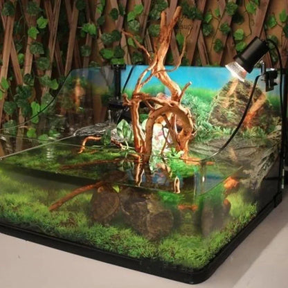 Natural Tree Trunk Driftwood Aquarium Fish Tank Reptile Cylinder Roots Plant Wood Decoration Ornament Accessory Aquarium Plan