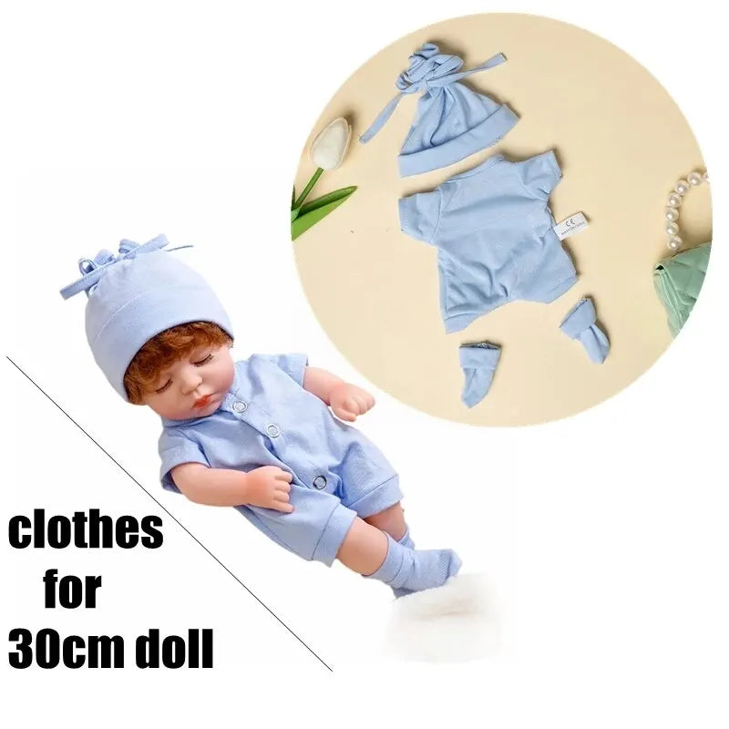 Doll Clothes for 30cm Doll Dress Jumpsuit Doll Clothing Accessories American Doll Accessories Fit For 12inch Baby Doll DIY To