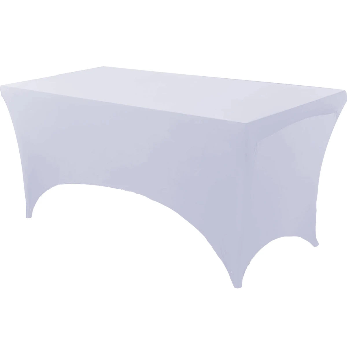 Spandex Tablecloth Tight Fitted Washable and Wrinkle Resistant Stretch Rectangular Patio Table Cover for Event Wedding Partie