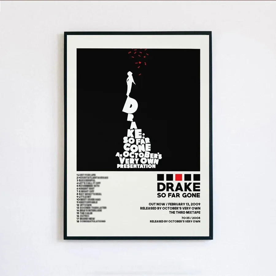 Poster Prints New Drake Views Take Care Her Loss Dogs Music Album Cover Canvas Painting Wall Art Picture Living Room Home Dec