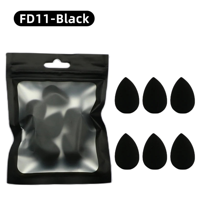 OGEYERO6pcs Mini Makeup Sponge Puff Beauty Egg Sponge for Makeup Concealer Foundation Face Cosmetic Puff Kit Make Up Blender 