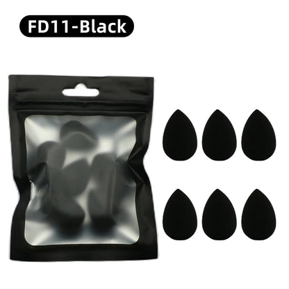 OGEYERO6pcs Mini Makeup Sponge Puff Beauty Egg Sponge for Makeup Concealer Foundation Face Cosmetic Puff Kit Make Up Blender 