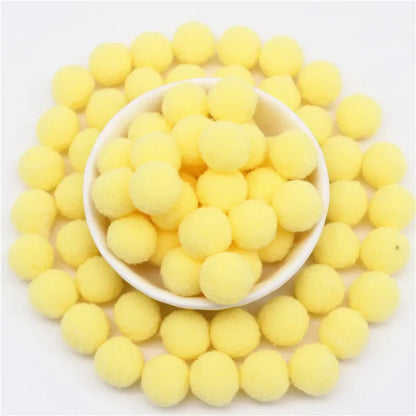 Pompon Balls 8mm 10mm 15mm 20mm 25mm 30mm Fluffy Pompoms Crafts Pompom Diy Handmade Kids Toy Wedding Decoration Craft Supplie