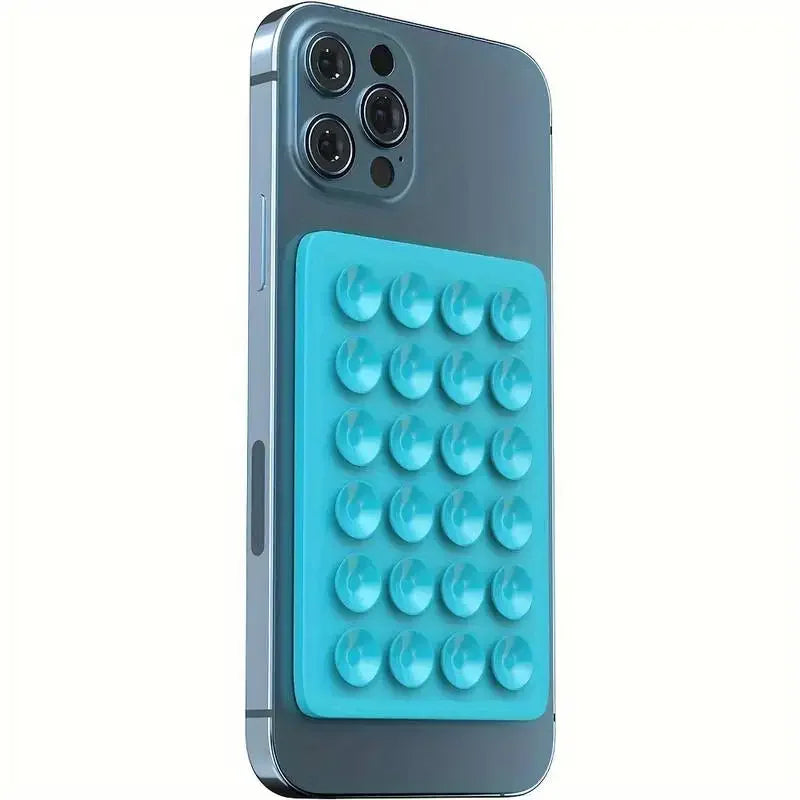 Silicone Suction Phone Holder Mat Multifunctional Suction Cup Wall Stand Square Anti-Slip Single-Sided Case Mount Back Sticke