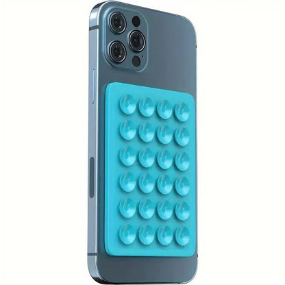 Silicone Suction Phone Holder Mat Multifunctional Suction Cup Wall Stand Square Anti-Slip Single-Sided Case Mount Back Sticke