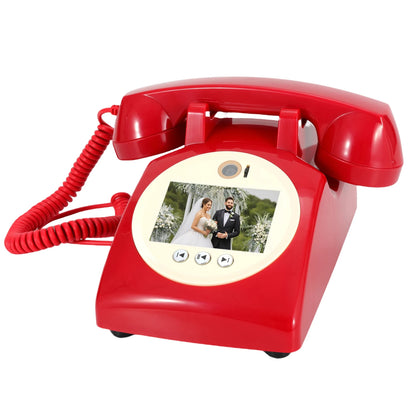 Wedding Audio Video Guestbook Phone Unique AV Guestbook Phone for Weddings Banquet Guest Video Sign-in Phone Party Wishes Vid