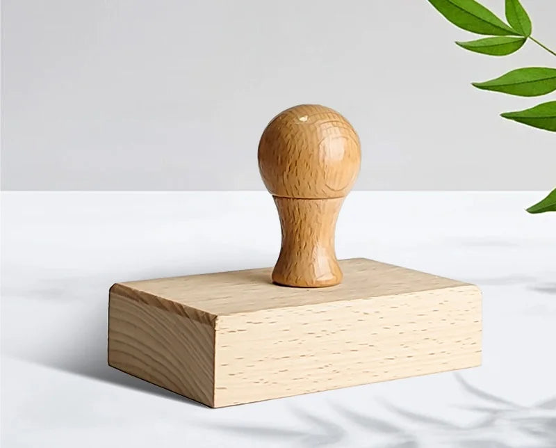 Custom Wooden Stamp Seal Personalized Logo Wedding Party Packaging Stamp Company Address&Name Self Inking Rubber Stamp Artwor