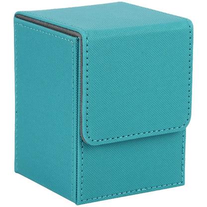 Card Fit For 100+Single Sleeved Cards , Leather Trading Commander Deck Box Compatible With Card Deck,Game Card Box
