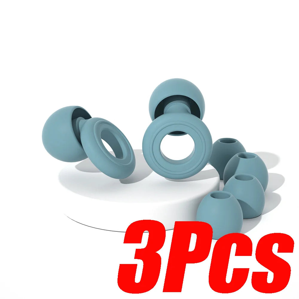 Loop Ear Plugs Sleeping Noise Canceling Ear Plugs Waterproof Swimming Silicone Ear Breed Stuffer Children's Hear Protector - 