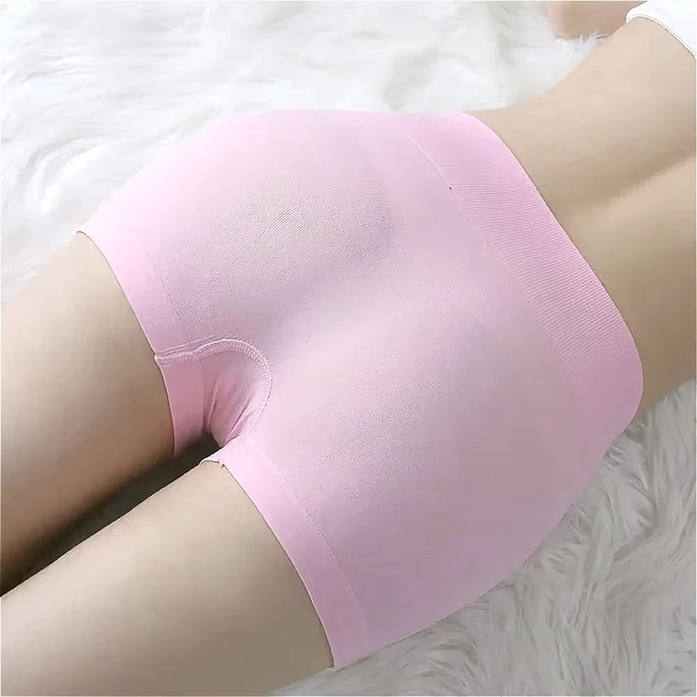 4pcs Safety Female Panties Pants For Women Seamless Body Shaping Casual Short Ladies Boxer Briefs Boyshorts Cotton Underwear