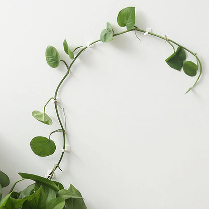 10 plant climbing wall fixing clips, vine fixing clips, self-adhesive plant climbing wall fixing hooks without drilling holes