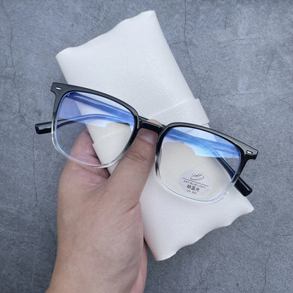Black Computer Glasses Frame Women Men Anti Blue Light Square Rectangle Eyewear Blocking Glasses Optical Spectacle Eyeglass -