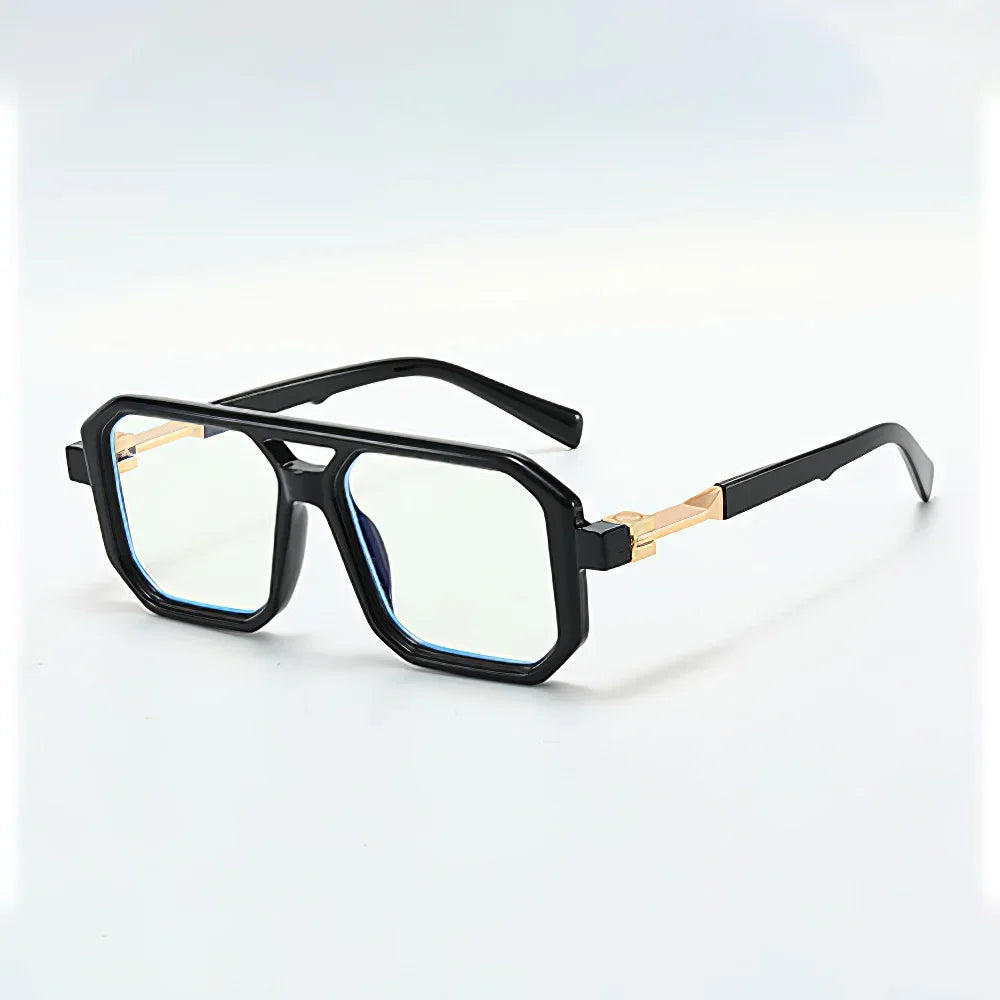 Light Frame Anti Blue Glasses Transparent Black Optical Glasse Women Men Square Eyewear Blocking eyeglasse Spectacle Eyeglass
