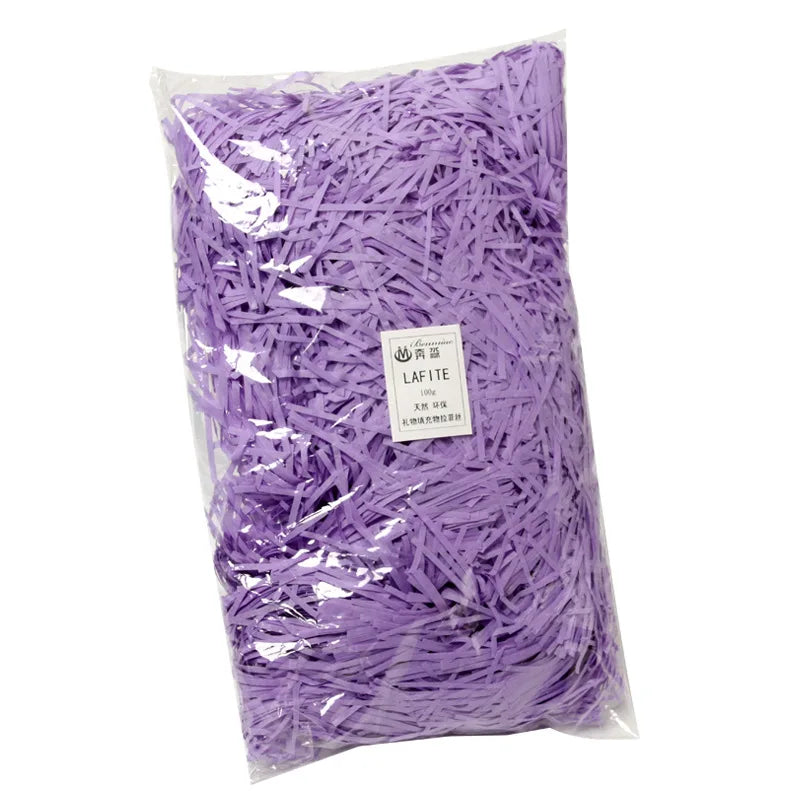 20/50g Multicolored Shredded Crinkle Paper Strands Shredded Crinkle Confetti DIY Gift Box Filling Party Wedding Christmas Dec