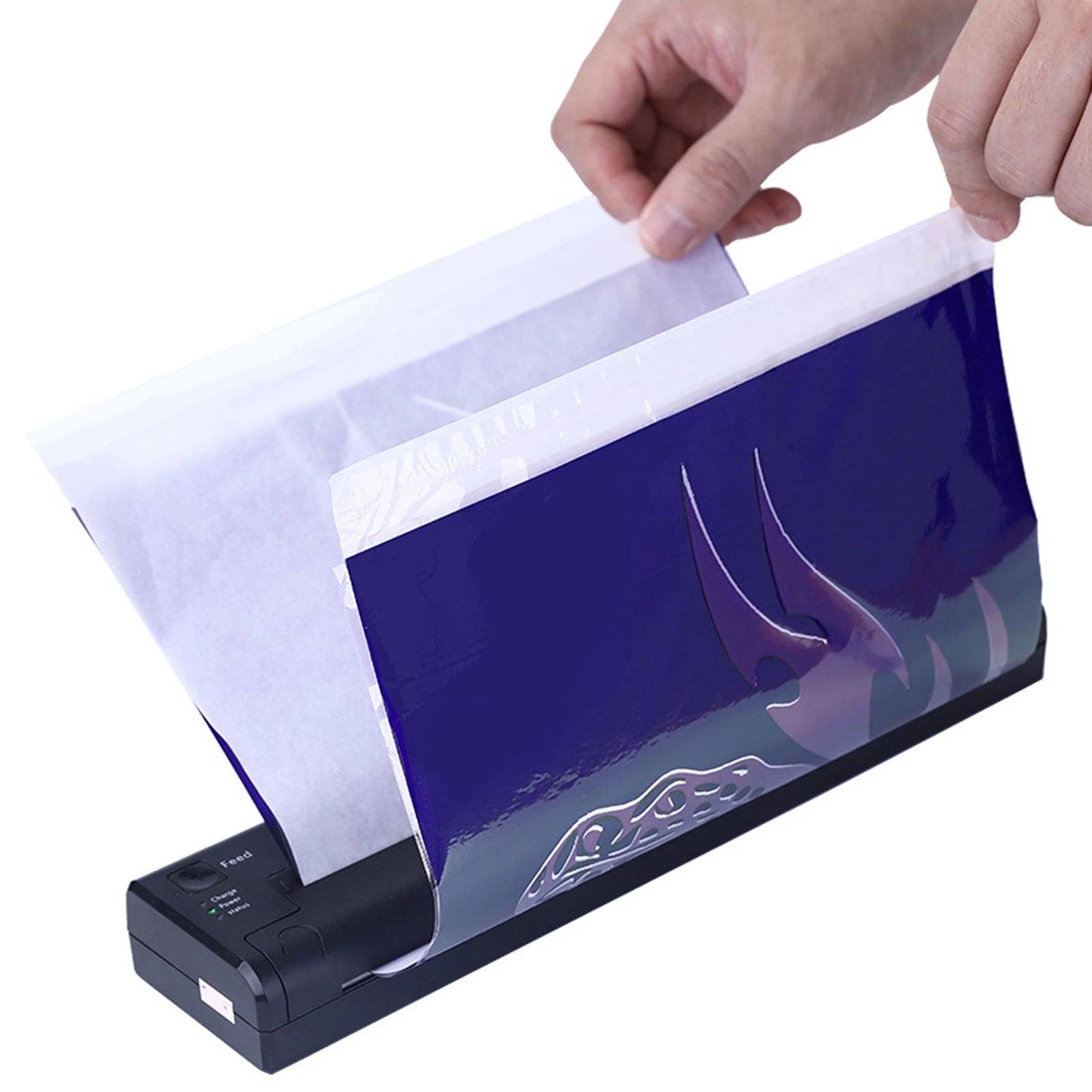 50pcs Transparent Tattoo Transfer Paper Clear Pattern Thermal Tattoo Transfer Film Paper