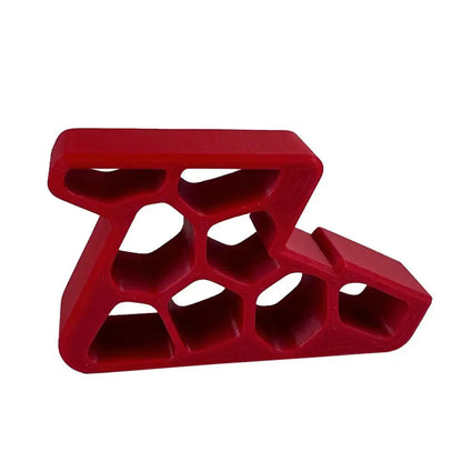Heavy Duty Door Stopper for Balcony Sliding Window/Door Anti-Collision Limiter for Home Office Bathroom Kitchen - Red