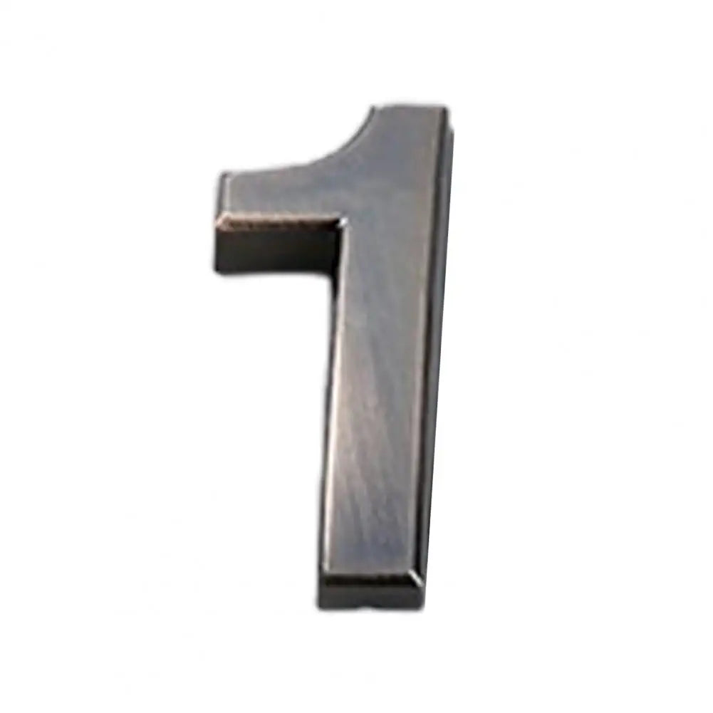 Address Number Good 0-9 3D Numbers Door Plaques 10 Styles Mailbox Number 0-9 Apartment Address Numbers Decor for Yard - 1