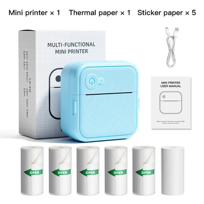 DOLEWA D8 Portable Mini Printers Wireless Bluetooth Inkless Sticker Maker