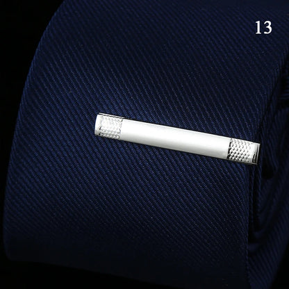 Tie Pin For Men Classic Tie Clips Copper Tie Bar Tie Collar Pin Business Corbata Necktie Clip Jewelry Gift Wedding Accessorie