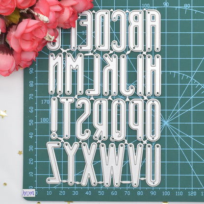 A To Z Letters Cutting Dies Letter Metal Die Cuts for DIY Scrapbooking Album Card Making Paper Crafts