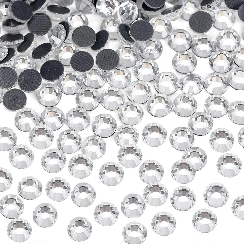 Bobohoo DMC SS6-SS30 Crystal Stones HotFix Rhinestone Glitter Crystal Strass Iron On Rhinestones For Garment Clothing Dress -