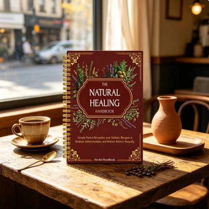 The Natural Healing Handbook English Wellness Lovers Spiral Book Holistic Herbal Wellness Guide