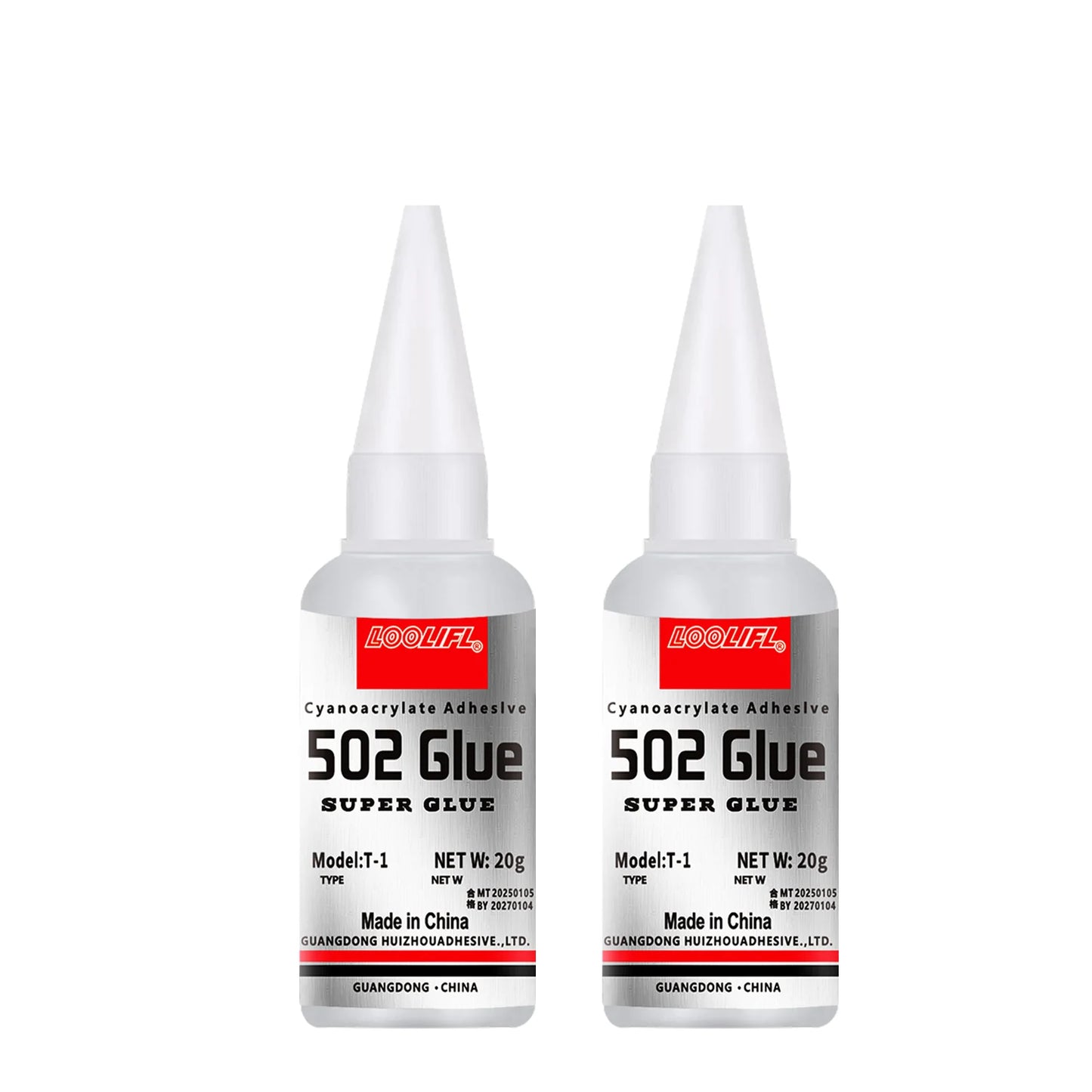 502 Super Strong Quick-Drying Adhesive, Professionally Used for Daily Repair of Toy Plastics, Is White, Transparent and Odorl