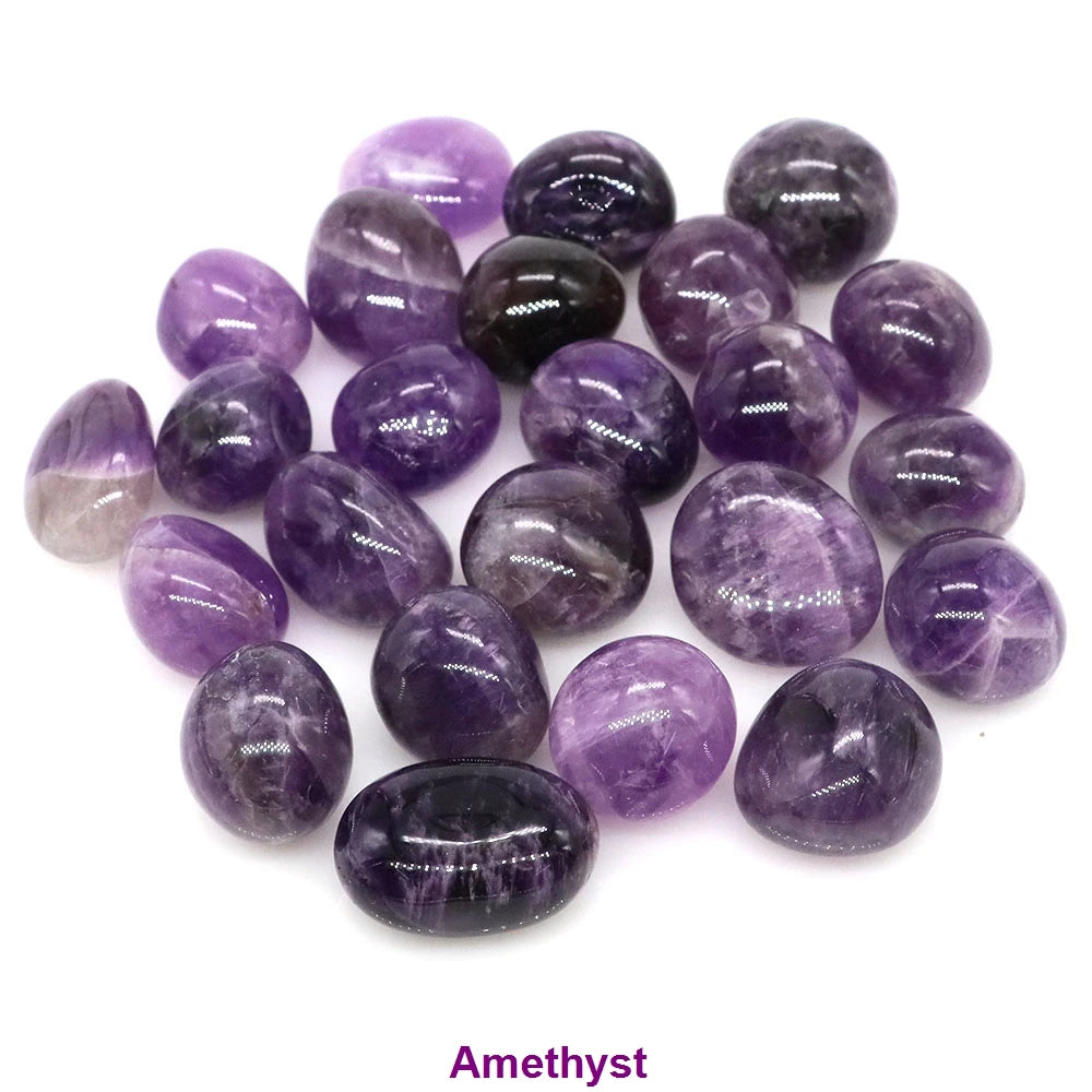 Natural Tumbled Stones Healing Crystal Reiki Quartz Gems Bulk Ore Gravel Energy Mineral Specimen Tank Aquarium Garden Home De