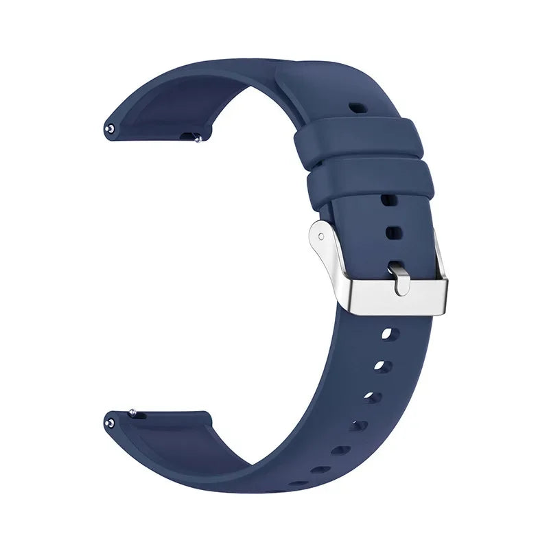 Universal Watch Straps 22mm 20mm Quick Release Silicone Band Soft Rubber Wristband for Huawei Samsung Xiaomi Amazfit Smartwat