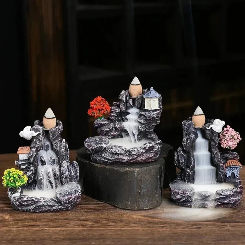 Recirculating aromatherapy container, droplet-shaped aromatherapy burner, home decoration, herbal therapy decoration item