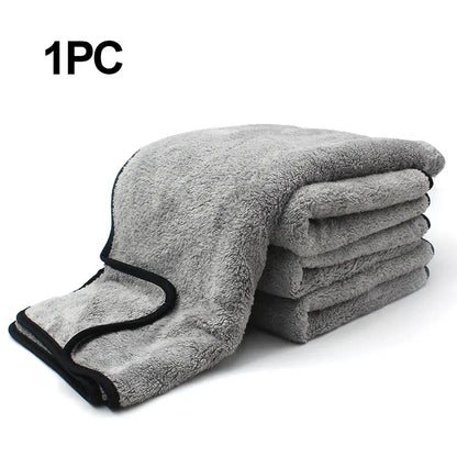 Microfiber Towel Car Wash Accessories Super Absorbency Car Cleaning Cloth Premium Microfiber Auto Towel One Time Drying - Upg