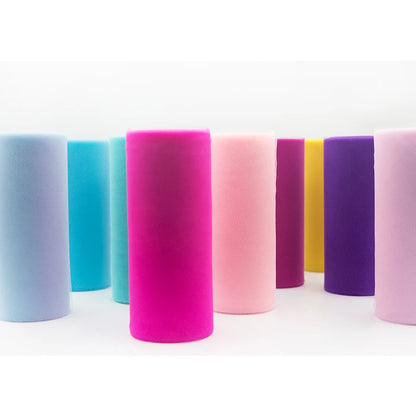 Tulle Roll Spool 25 Yards 15cm White Organza Roll Red Blue Tulle Organza Fabric Tutu Skirt Girl Baby Shower Decor Party Suppl