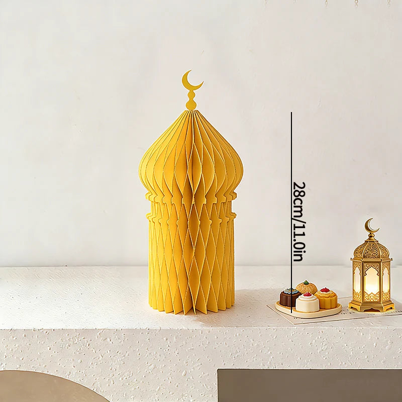 Ramadan decorations 2026 Honeycomb Ball Party Favors Gifts Ramadan Decoration 2026 Ramadan Festival Eid Bedroom Backdrop Deco