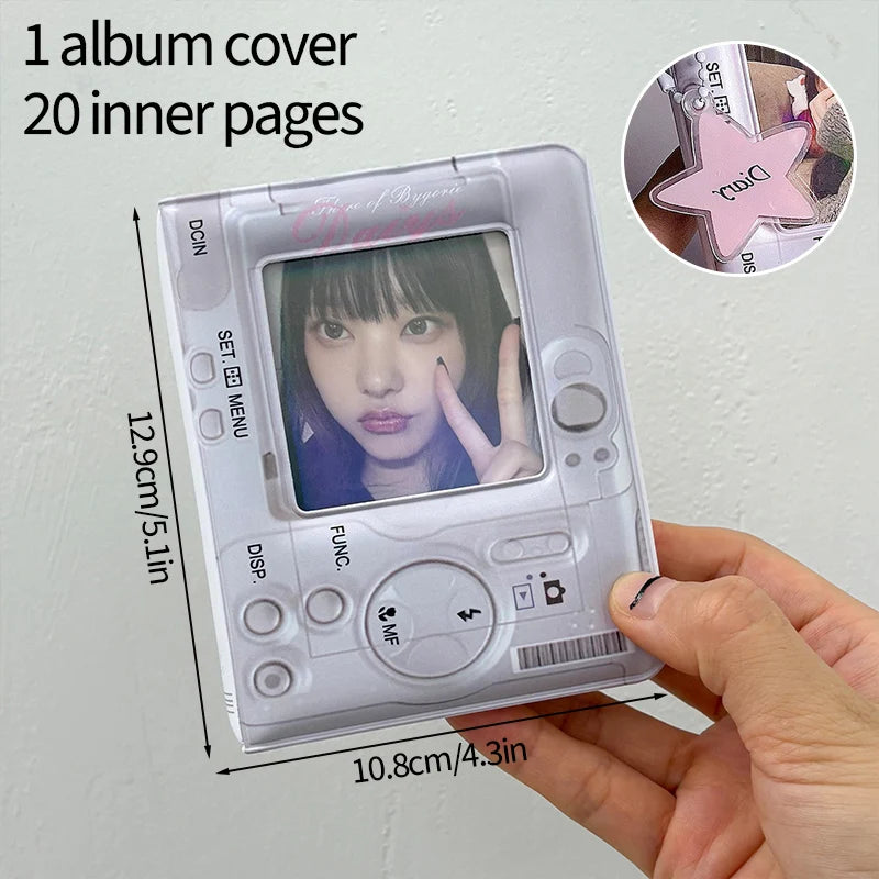 Kpop Photo Album Mini 3 Inch Album Photo Photocard Holder Idol Binder Photo Card Holder Card Collect Book Picture Protector 포