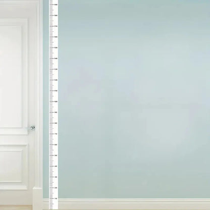 2m Wall Height Measurement Card - Easy-to-Read Durable PC Material Writeable & Removable Ideal for Room Decor Wall Decoration