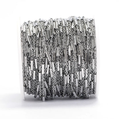 No Fade 2Meters Stainless Steel Chains for Jewelry Making DIY Necklace Bracelet Accessories Gold Chain Lips Beads Beaded Chai