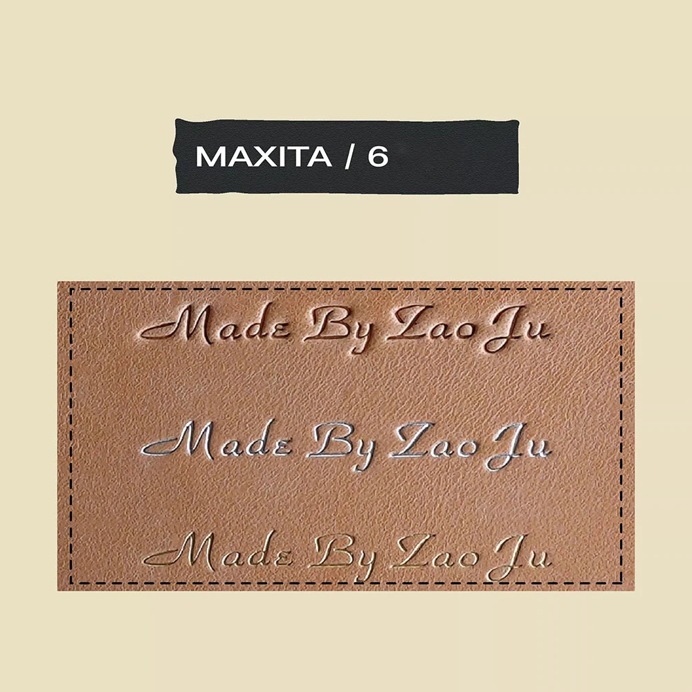 MAXITA Movable Type Hot Foil Stamping Kit | English Brass Type Set for Leather Craft, Packaging, and DIY Embossing 306Pcs - F