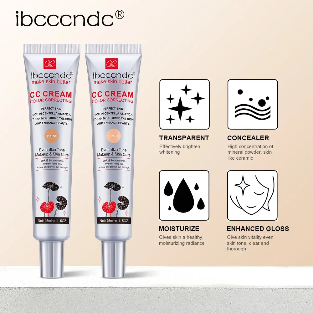 Erborian Cc Cream Centella Korea Female Makeup for Face Moisture Cosmetics Concealer Full Coverage Base Foundation