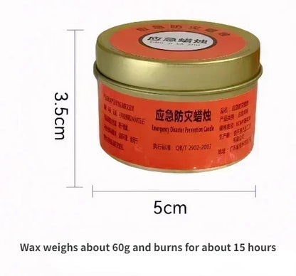 1-20pcs Emergency Candles for Power Outages Windproof Smokeless Long-Lasting Lighting Survival Supply for Home Camping Blacko