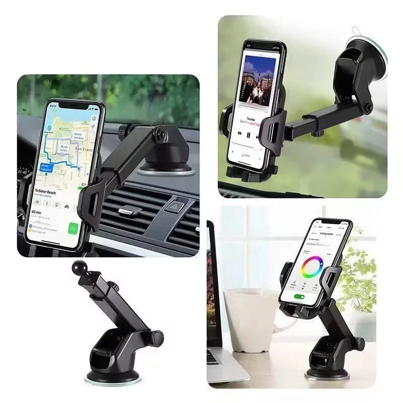 Sucker Car Phone Holder Mount Stand Suction Cup Smartphone Mobile Cell Support in Car Bracket For iPhone Xiaomi Huawei Samsun