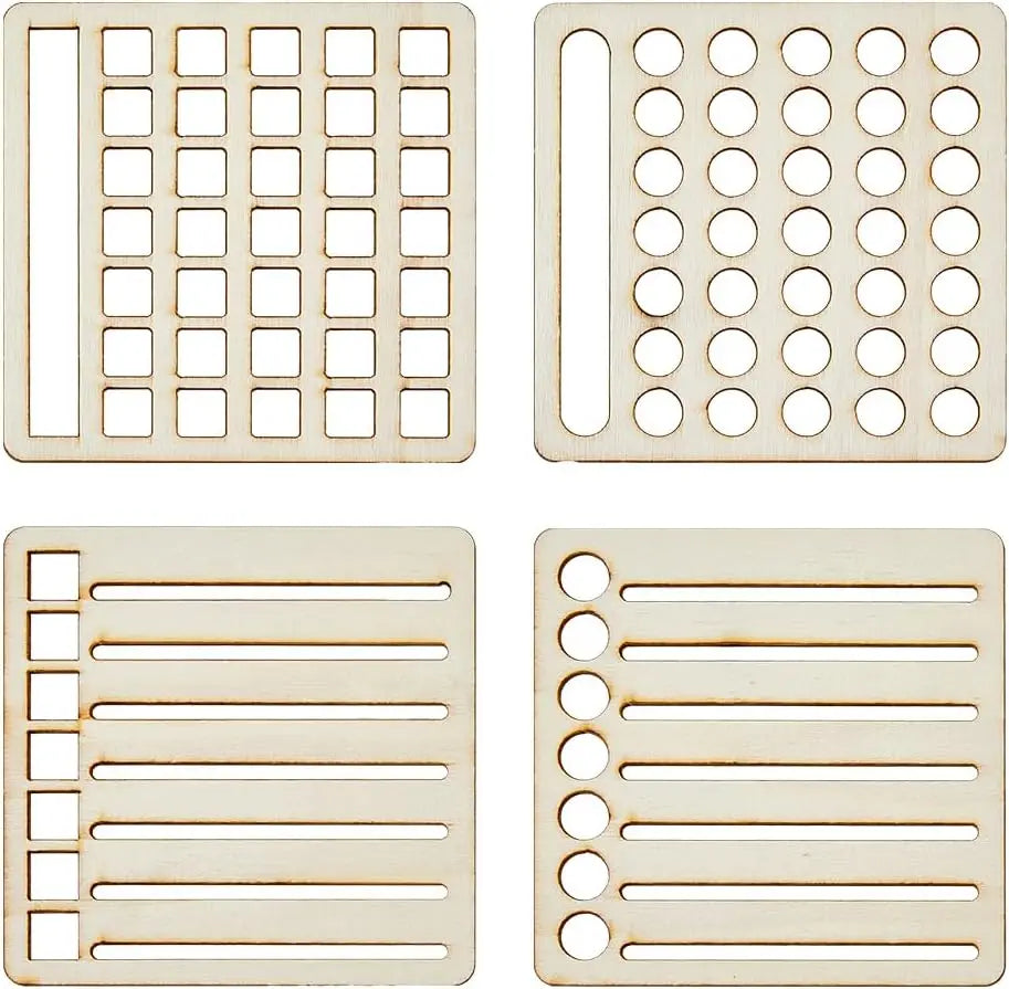4Pcs 4 Style Speedy Spread Journal Stencils Calendar Tools Templates DIY Journals Notebook Schedule Templates for Journaling 