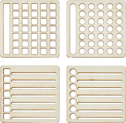 4Pcs 4 Style Speedy Spread Journal Stencils Calendar Tools Templates DIY Journals Notebook Schedule Templates for Journaling 