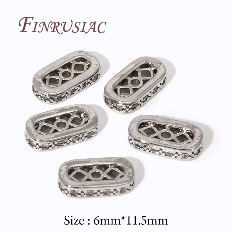18K Gold Plated Spacer Bar Separators,For Bracelets Accessories DIY Jewelry Making Supplies,Bead Separators,Necklace Findings