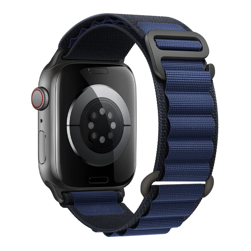 for Apple watch Straps 45mm 46mm 49mm 42mm iwatch Band 44mm 40mm Nylon Alpine bracelet correa Series 10 9 8 7 6 11 SE Ultra 2